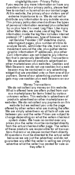 singlelightiq privacy