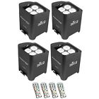 4 X Freedompar-quad4 Chauvet Dj Freedom Par Quad Wireless Battery Led 842372104814