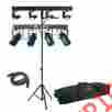 Eve565 4play Adj-package-424 Adj American Dj Event Bar Q4 Pinspot Light Muti Arm Stand Bag Cable Chauvet 819730010889
