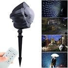 Ip65 603981147094 Ahyuan Projector Lights With Moving Snowflakes Rotating Waterproof
