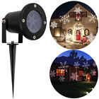634383429198 Unbranded Led Moving Snowflake Outdoor Landscape Laser Projector