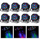 6440957291627 Gess 8pcs 18 Led Rgb Par Can Dj Stage Dmx Lighting For Disco Party Wedding Uplighting