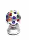 6silv Silver Ball Lightahead 6 Inch 360 Degree Rotating Led Disco Light Home Party