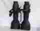 7060a1005-1 Etc Lot 2 Source Four 750 Watt Ellipsoidal Spotlight 10 Degree Black With Clamp