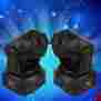 9331 Jie Zhi 2x 30w Led Moving Head Light Club Dj Stage Spot Dmx 12ch Show Party Lighting
