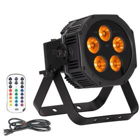 Mir678 Adj Mirage Par H Ip Ip65-rated Battery-powered Rgbal Uv Led Light Fixture