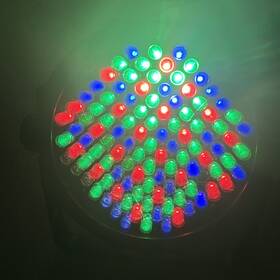 American Dj 613826584588 Adj Mega Par Profile Flat Led Rgb Dmx Light Tested Ships Free