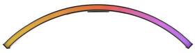 American Dj 613826585448 Adj Pixie Curve 60 Tri-color Rgb 90 Curved Led Light Strip