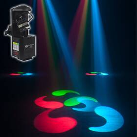 American Dj 613826619891 New Adj Inno Pocket Roll Dmx Led 12w Barrel Mirror Scanner Light