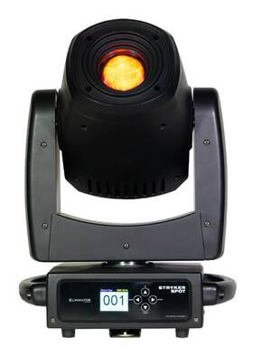 American Dj 613826655172 Eliminator Lighting Adj Stryker Spot 7 Colors 150w Led Moving Head Light