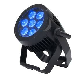 Ip65 American Dj 613826711526 Adj 7p Hex Ip Outdoor Rgbaw Uv Led Dmx Metal Par Wash Up-light