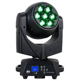 American Dj 613826713223 Adj Vizi Hex Wash 7 Rgbwa Uv Led Wireless Dmx Moving Head Light