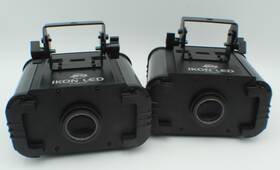 American Dj 819730010520 Adj Ikon Led High Output Gobo Projection Lighting Effect - Bundle Set Of 2
