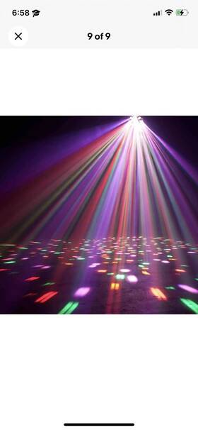 Adj-stinger11 American Dj Adj Stinger Ii - 3 Fx-in-1 Laser Effect Moonflower Strobe Light