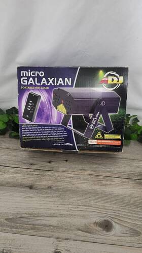 Mic604 American Dj Micro Galaxian Compact Laser Light For Christmas Visual Effects