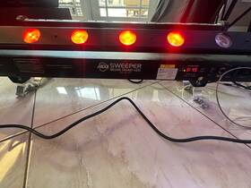 Swe199 American Dj Adj Sweeper Beam Quad Led 8-zone Rgbw Linear Lighting Fixture