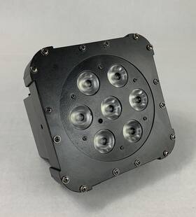 Tri7xs American Dj Adj Flat Par Lamp - Parts Or Repair Bad Buttons