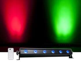 Ub-6h American Dj Adj Ub 6h 22.5 Inch Rgbaw Uv Dance Floor Stage Led Dmx Wash Light Bar