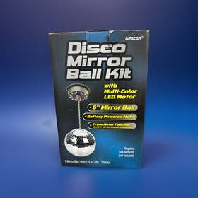 Amscan 643595009128 Visual Effects - Mirrored Disco Ball 6 Inch Amscan 643595009128 Visual Effects - Mirrored Disco Ball 6 Inch