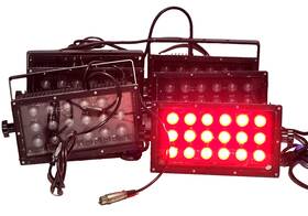 M025013020b0-18 Avms 3rgb Set Of 6 Xlr Professional Lights In Case