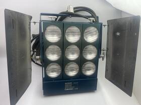 112-001 Berkey Colortran Mini-brute 9 Stage Studio Light Theater Barn Doors