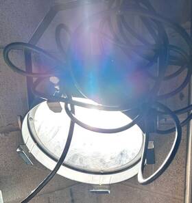 Lqf1050 Berkey Colortran Berkeley 1000 Fresnel Theater And Studio Light. Working Light Barn Doors