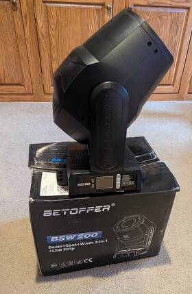 Bsw200 Betopper Beam Spot Wash Moving Head Led Stage Light - Gobos Prism