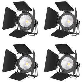 Lc001-4hb Betopper White Stage Par Lights With Barndoor Professional 100w Cob Spotlight