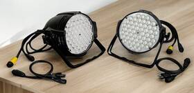 Lpc007-h Betopper 2x Led Stage Lights 54x3w Rgb Par Can Light Dmx 512 Controller Sound Activated