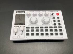 F999 Bonkyo White Live Streaming Sound Card Professional Audio Mixer Voice