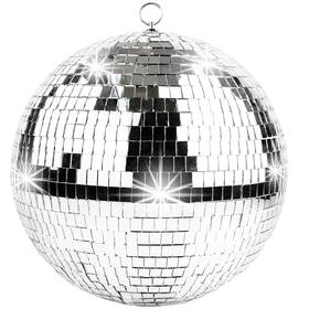 Cl-d-49 C Crystal Lemon 16-inch Mirrored Silver Disco Ball Large Hanging Party Decoration For Weddi