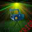 Ccp-sl01 Ccp-mart Mini Led Laser Stage Light R G Holographic Projector Dj Party Ktv Xmas