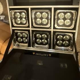 03031151 Chauvet Well Fit Led Light Bar Multicolor Color Mixing Dmx Manual With Case
