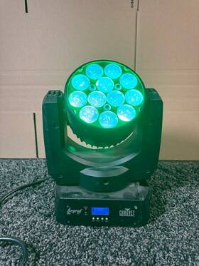 412z Chauvet Pro Legend Zoom R2/aura Style Moving Head Led Rgbw Bad Pan Motor
