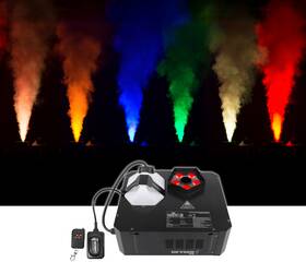 Chauvet 613815748731 Dj Geyser P5 Dmx Fog Machine Fogger Rgba Uv Led Effects Wireless Remote