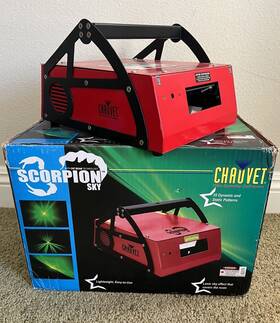 Chauvet 781462202415 Scorpion Sky Fat Beam 6 Channel Dmx 512 - Untested No Cord