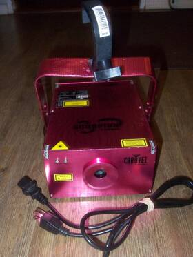 Chauvet 781462202781 Euc Dj Scorpion Storm Fx Rgb Tri-color Star Field Laser With Power Cord