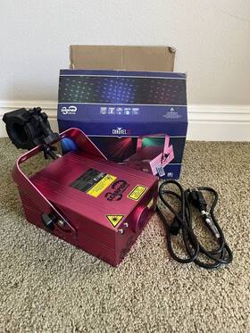Chauvet 781462211141 Dj Scorpion Storm Fx Rgb Procontrolled Laser Light Beam Effects