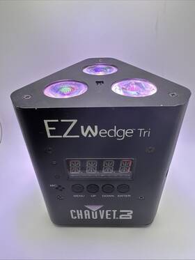 Chauvet 781462211653 Dj Lighting Ezwedge Tri Color Led Wash Battery Powered Effect