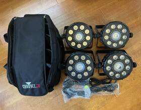 Chauvet Dj 613816455522 Fx Par 9 Compact Dmx Multi-effect Led Light - Bundle
