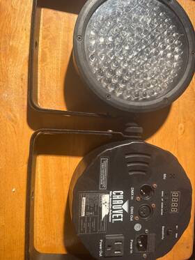 Slim-par56-ob Chauvet Dj 2 Slimpar 56 Led Dmx Slim Par Can Stage Pro Rgb Lighting Effects
