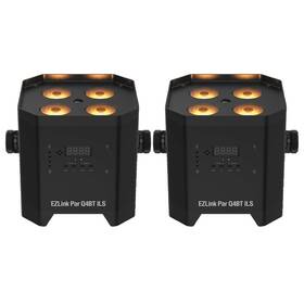 Ezlnkparq4bils2pk-io Chauvet Dj Ezlink Par Q4bt Ils Battery-operated Wireless Rgba Led W Bluet