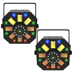 Swarmwashfxils2pk-io Chauvet Dj Swarm Wash Fx Ils 4-in-1 Led Effect Light Fixtures 2-pack