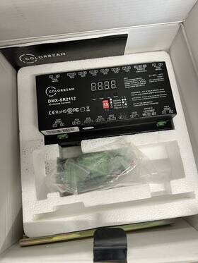 Dmx-sr2112 Color Beam Colorbeam Dmx Driver 12 Channel Used