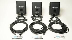 Cku-7060 Color Key Colorkey Airpar Hex 4 Wireless Capable Battery-powered Led Uplight 3-pack