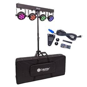 Cku-3080 Colorkey Partybar Mobile 500 El 7x10w Led Battery-powered Par Light Bar