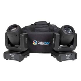 Cku-5062-io1 Colorkey Cku-5062 Mover Beam 100 Moving Head Lights Pair W Bag