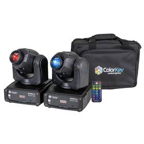 Cku-6102 Colorkey Mobile Spot 50 Moving Head 2-pack Bundle W Carrying Bag