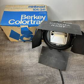 104-341 Colortran Minibroad Colotran 800w Halogen Stage Flood Light Fixture W Bulb Works