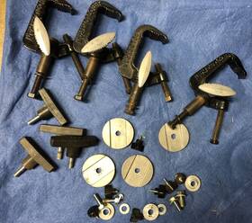 650-035 Colotran Lot Lee Colortran Ellipsoidal Stage Light Theatre Spot Clamps And Hardware
